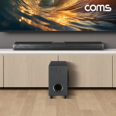 120W 고출력 사운드바 2.1ch 우퍼 홈시어터 블루투스