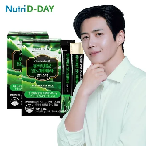 뉴트리디데이 하루이뮨 알로에베라 젤리스틱 15포 x 2개 (총30포)