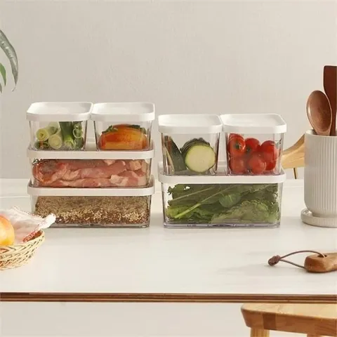 [마물샵] 시스템 화이트 반찬통 밀폐용기 보관용기 15