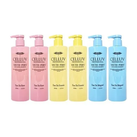 셀럽 프로페셔널 유스 PDRN 샴푸 450ml 6개 오드 뮤게 / 로즈 / 프리지아 향