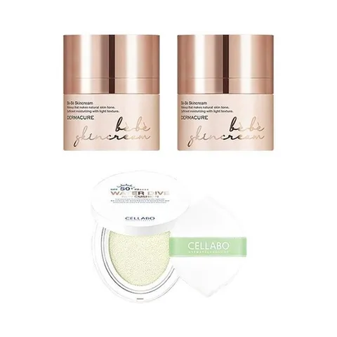 더마큐어 베베 스킨 크림 시즌3 42g x2 + 셀라보 선쿠션 시즌2 23g