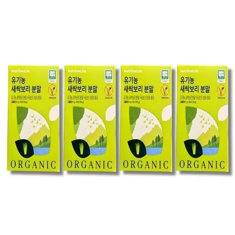 [보리담다] 뉴트리원 새싹보리 분말 가루 스틱 11g x 30포 4박스