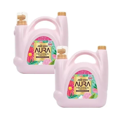 [샤프란] 아우라 윌유메리미 5.5L x 2개 초고농축 대용량 섬유유연제