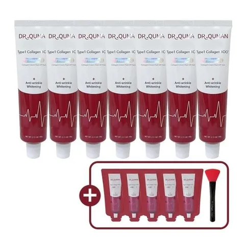 [닥터큐먼] 닥터큐먼 콜라겐 크림팩 시즌2 프리미엄 콜라겐팩 60g 7개+샘플5매+전용스파출라