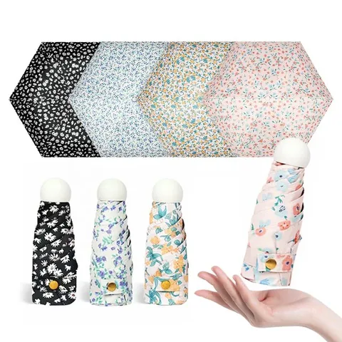 [1+1] 플로라 잔꽃 초경량우산 양산 겸용(+전용파우치)