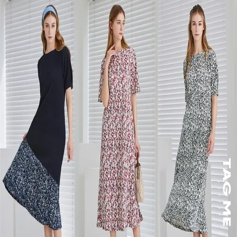 태그미플리츠원피스3종