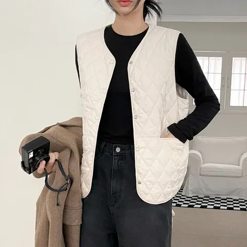 시노코 사각 경량 조끼