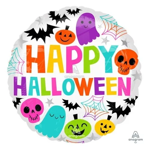 벌룬 할로윈은박풍선 장식 45cm컬러풀앤크리피할로윈 (WFFQ7WD)
