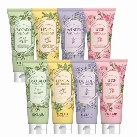 묵은 각질 이젠 안녕~ 엘클레어 필링젤 8종 세트(아보카도2,라벤더2,레몬2+로즈2)