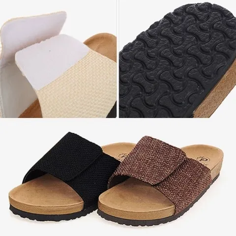 [애슬릿] 발 편한 벨크로 남녀공용 커플 슬리퍼