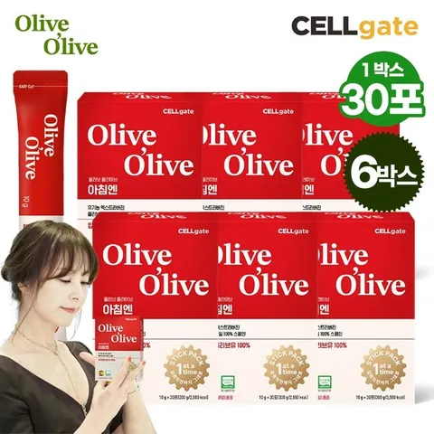 올리브 올라이브 아침엔 유기농 올리브오일 (스페인) 6박스