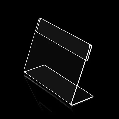 L자형 쇼케이스 15x10cm가로 상품진열대 매대 안내판 (WFHKE3I)