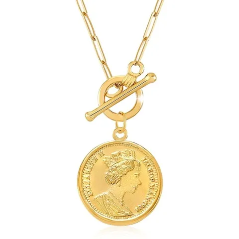 [니지쥬얼리] 14K GOLD 엘리자베스 토글체인 목걸이