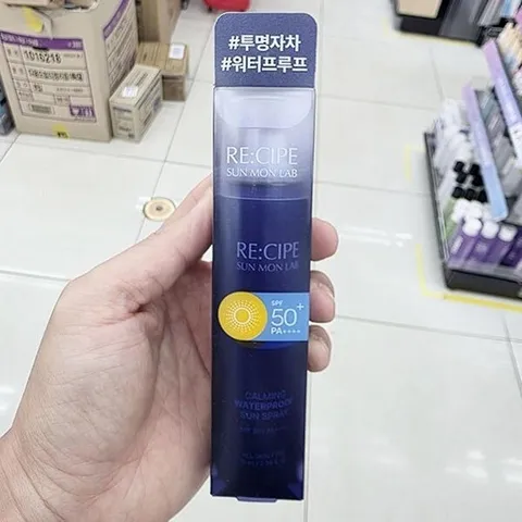 레시피 선몬랩 카밍 워터프루프 선 스프레이  P00303344