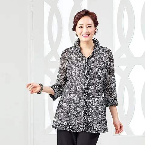 [마담엘레강스] 시어서커 썸머 재킷