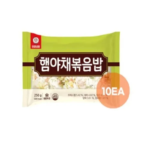 천일식품 햄야채볶음밥 250g x 10개 아이들식사