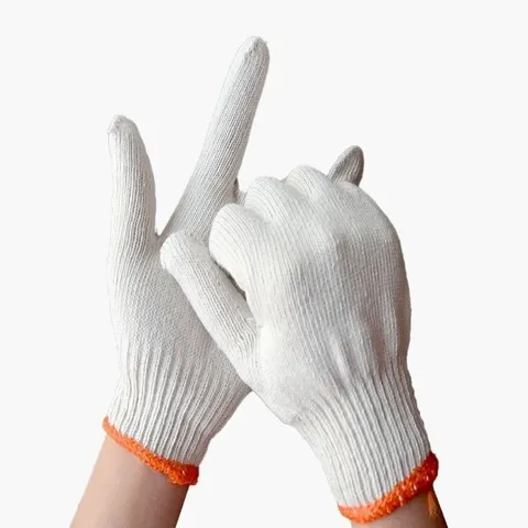 안전 작업용 면 장갑 A급 12켤레 건설 현장 노무용 (WFI1ETB)