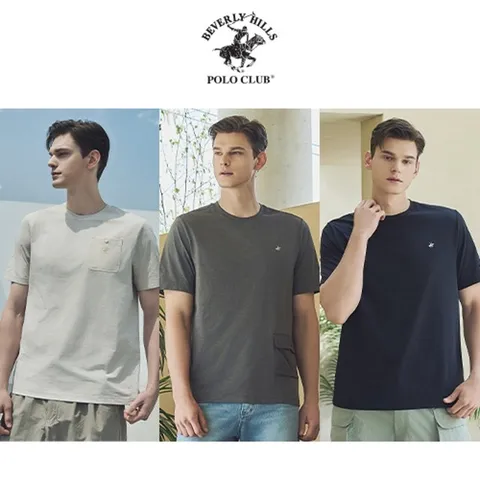 25SS 비버리힐즈폴로클럽 남성 컴포트 소로나 티셔츠 3종