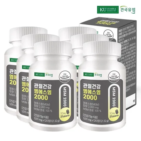 [건국유업] 관절건강 엠에스엠 2000 120정x6개(12개월)
