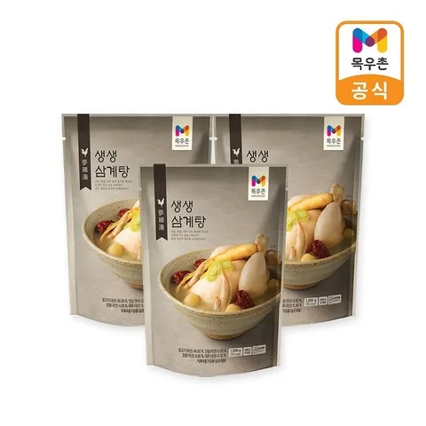 [목우촌] 생생 삼계탕1kg x3