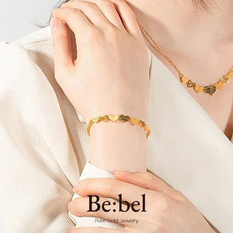 순금팔찌 11.25g(3돈 세돈) 24k 여자 디자인 여성 하트 비벨