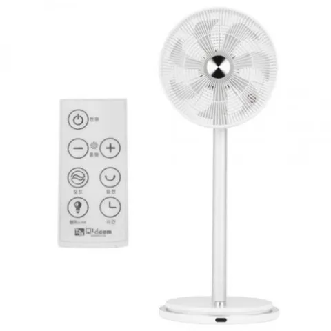 모닝컴 DC모터 리모컨 저소음 선풍기 DWF-DC1265WS