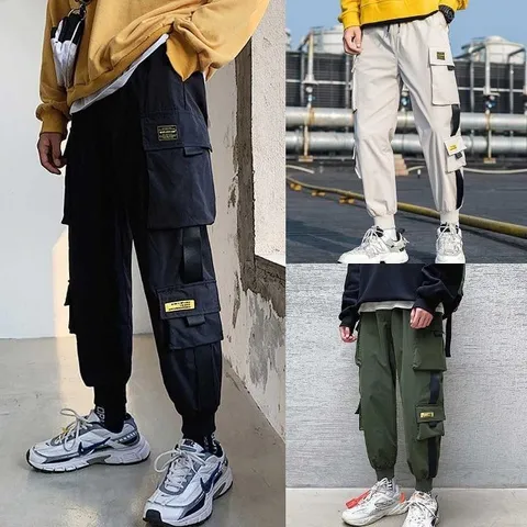 남자 쿨 기능성 주머니 스타일 스판 편한 팬츠 (WFHZEZ4)