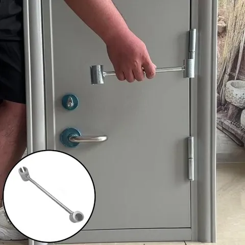 효율적인 문짝 수리 힌지 조정 현관문 방문 경첩렌치 (WFJUY4R)