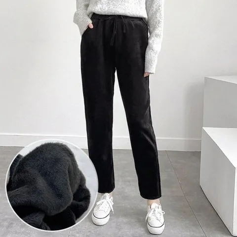 밍크 겨울바지 4color 코듀로이 / 빅사이즈 F~XL (44~88) / 겨울 골덴 바지 / 세미핏