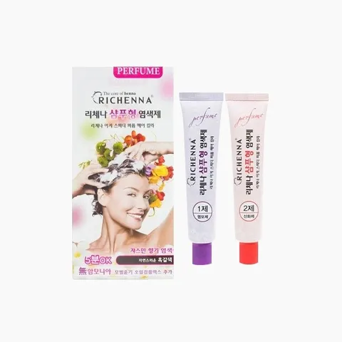 리체나 샴푸형 퍼퓸 염색제 [단품]