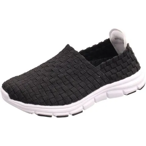 [월드컵]남여아동화 우븐키즈슈즈 슬맆온 블랙