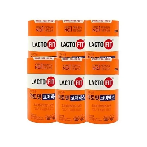 종근당건강 락토핏 5X 생유산균 코어맥스 2g 60포 6개