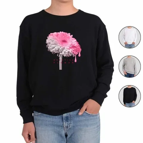 맨투맨 전색상 꽃잎 광고 상상력 아름다움 DD (WFG361Q)