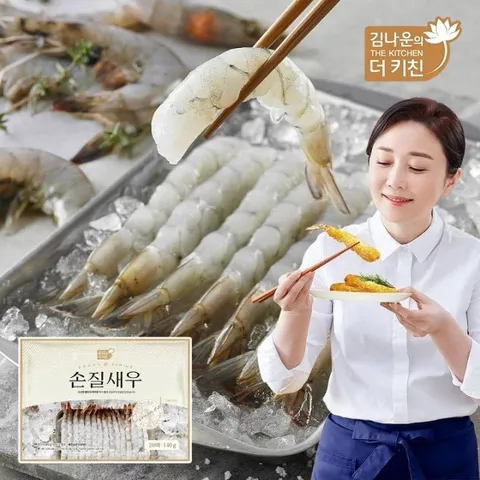 김나운 손질새우 140g x 7팩 (140미)