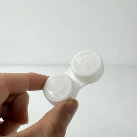 렌즈통 케이스 소프트 렌즈 콘택트렌즈통 여행용렌즈 (WFGH06V)