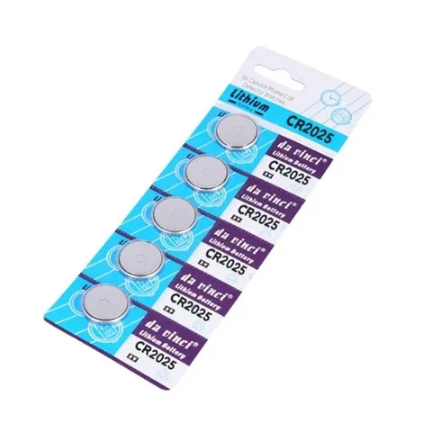 단추 수은 원형 코인 건전지 CR2025 CR2032 5개 (WFJ9QXL)