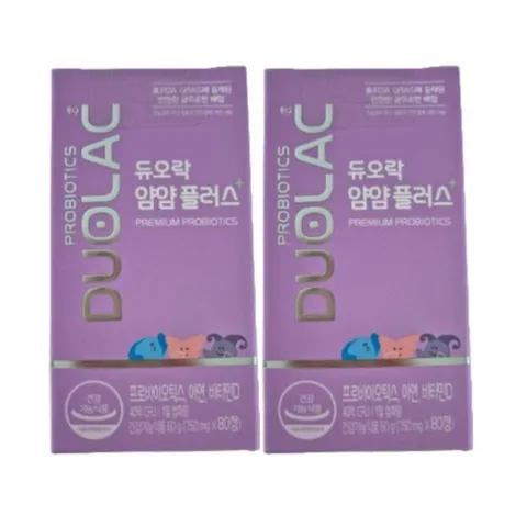 [듀오락] 듀오락 얌얌 750mg X80정 2개 /SJ