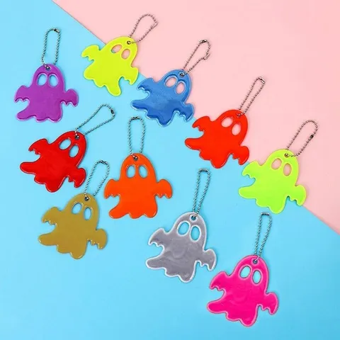 빛나는 유령 친구들 빛반사 키링 10개 소품 (WFG72HV)