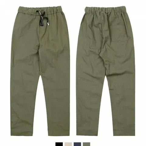 고품질 남자 린넨 여름 바지 캐주얼 긴바지 린넨팬츠 린넨밴딩바지 (WFK78OK)