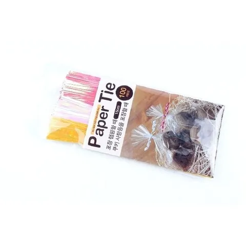타이 페이퍼타이 구매 포장 용품 판매 종이빵끈 선물 (WFHJP2T)