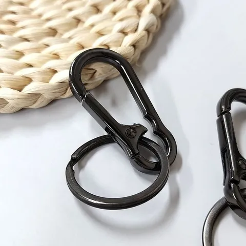 메탈 원터치 키홀더 블랙 키링 열쇠고리 예쁜키링 고 (WFL7CTR)