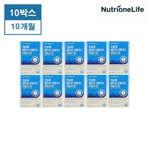 뉴트리원 초임계 알티지 오메가3 데일리업(10박스)