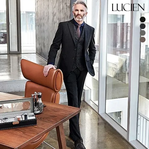 루시앙 플란넬 캐시미어 울혼방 스트레치 수트 팬츠 4종 택1