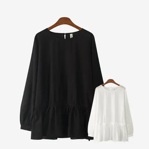 에스티아 8862 폴라비 블라우스 빅사이즈