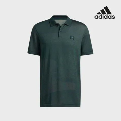아디다스골프 2022신상품 남성 고투 심리스 폴로 티셔츠 다크그린 HF6494