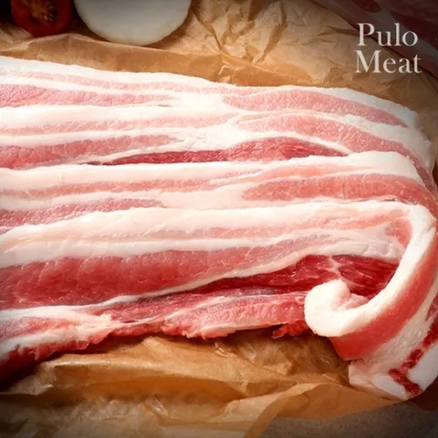 [풀로미트] 국내산 1등급 냉장 삼겹살 구이용 500g x 2팩