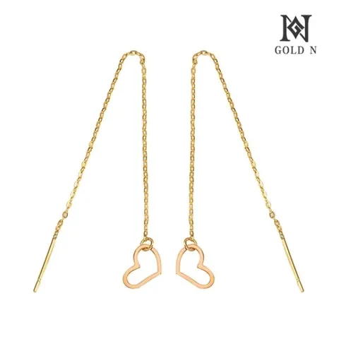 [골드앤] 14K 티니하트 롱귀걸이 콤비