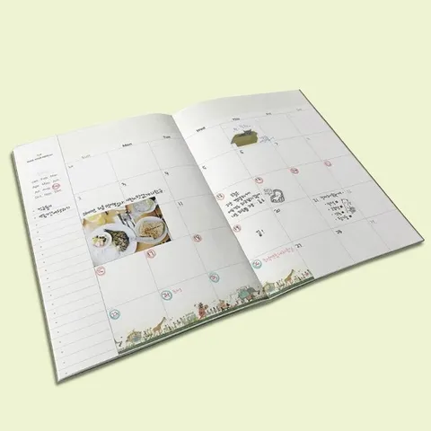 시간 봄 일정 스터디 계획표 관리 식단 데일리 A5 만 (WFHCYHL)