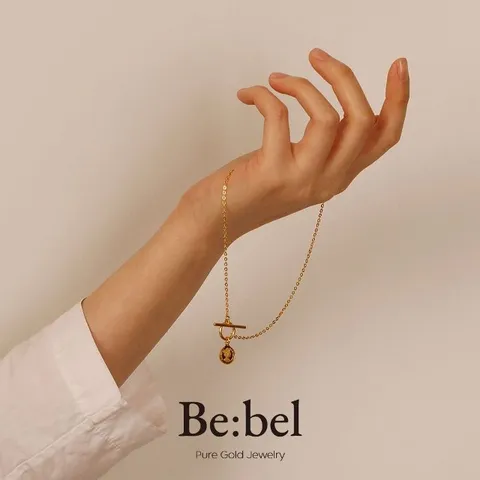 순금목걸이 7.5g(2돈 두돈) 24k 여자 디자인 코인 비벨