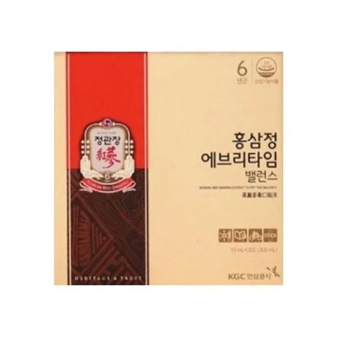 정관장 홍삼정 에브리타임 밸런스 10ml  30포